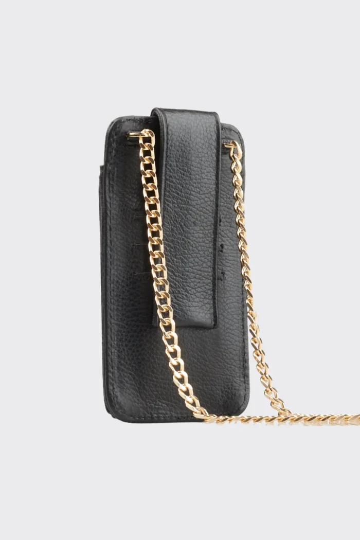 Chain Phone Bag Μαύρη - Image 5
