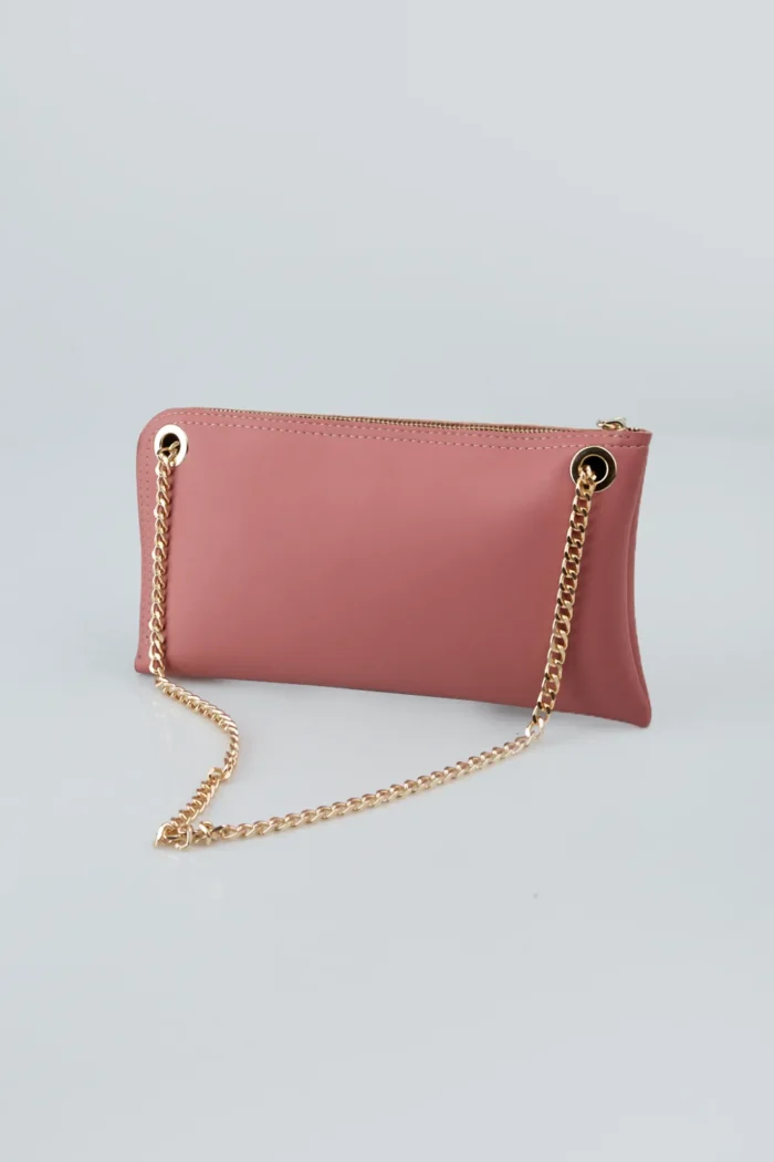 Chain Clutch Bags Ροζ - Image 4