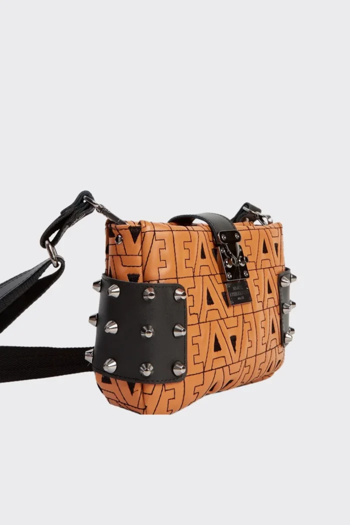 City Lady Vinyl Logo Clutch Bags Κονιάκ - Image 3