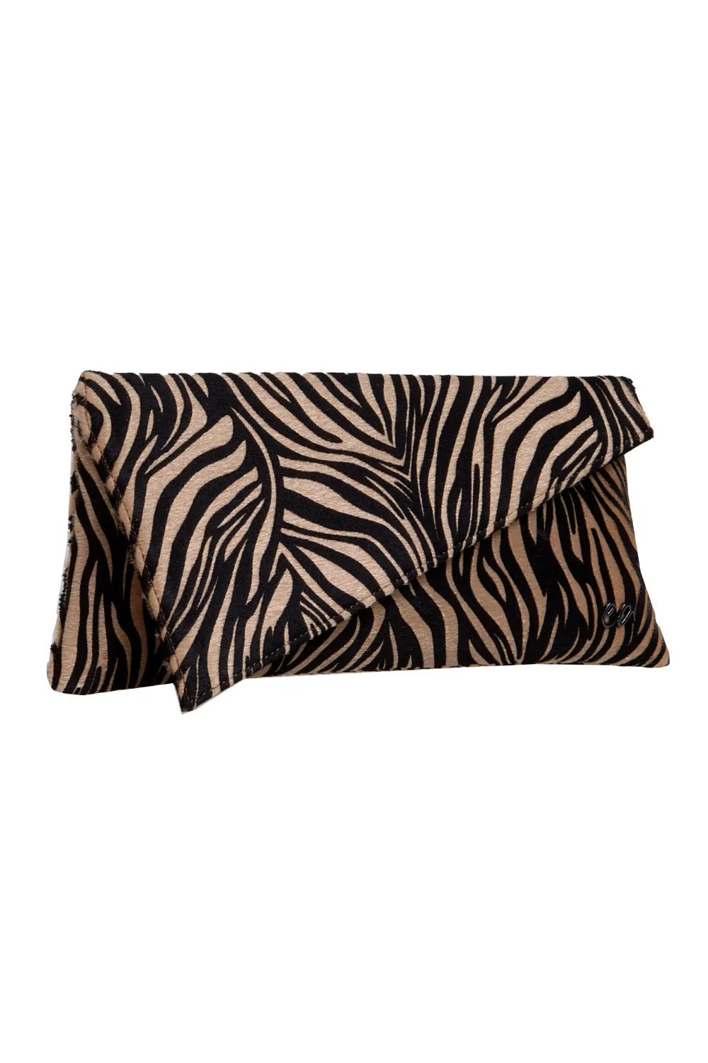 Cap Clutch τσαντα εξοδου Zebra Brown - Image 1