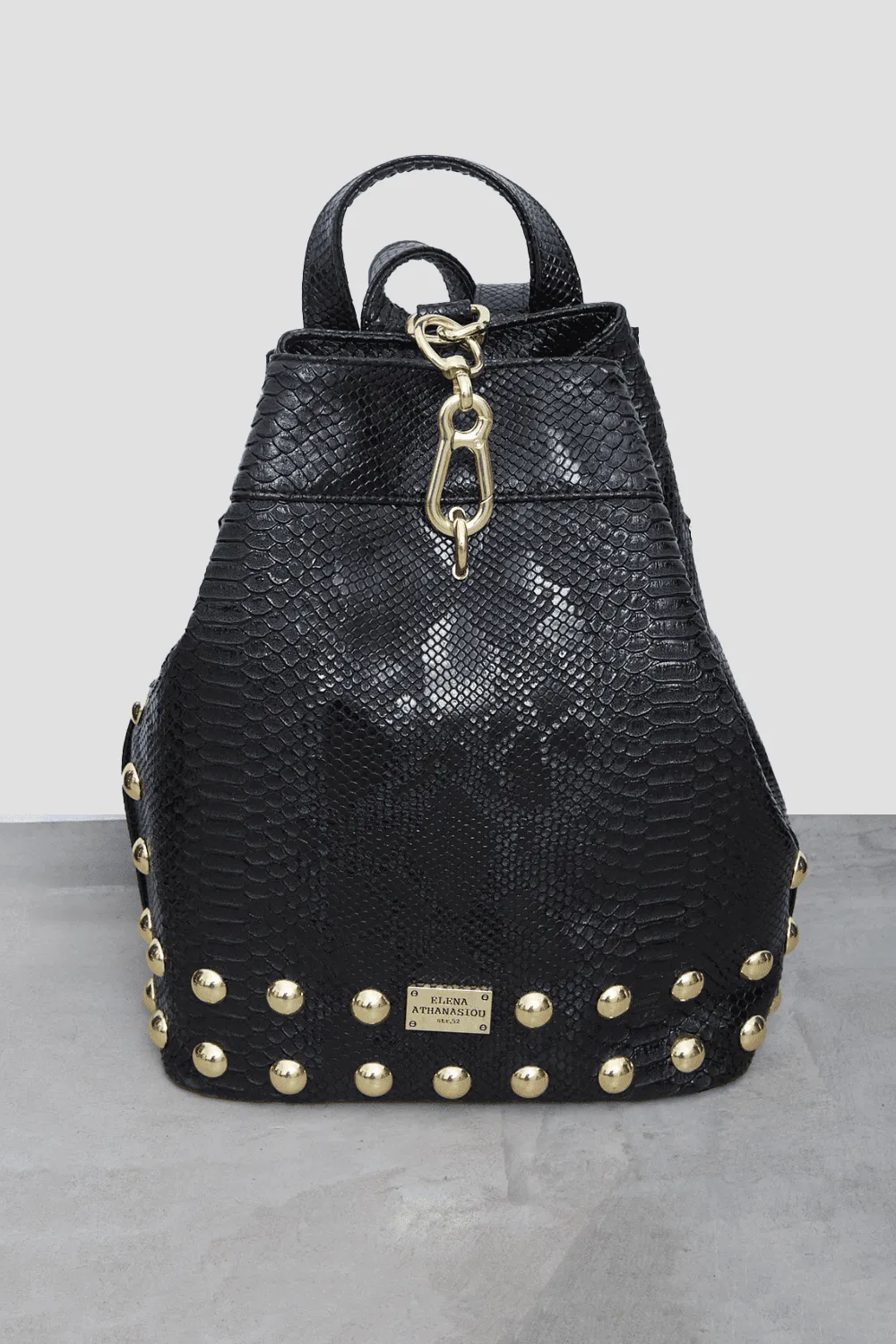 Black N' Metal Croco Backpack Γυναικείο Μαύρη - Image 1