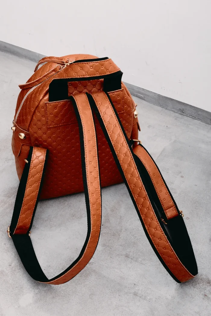 Retro Backpack Γυναικείο Κονιάκ Small - Image 5