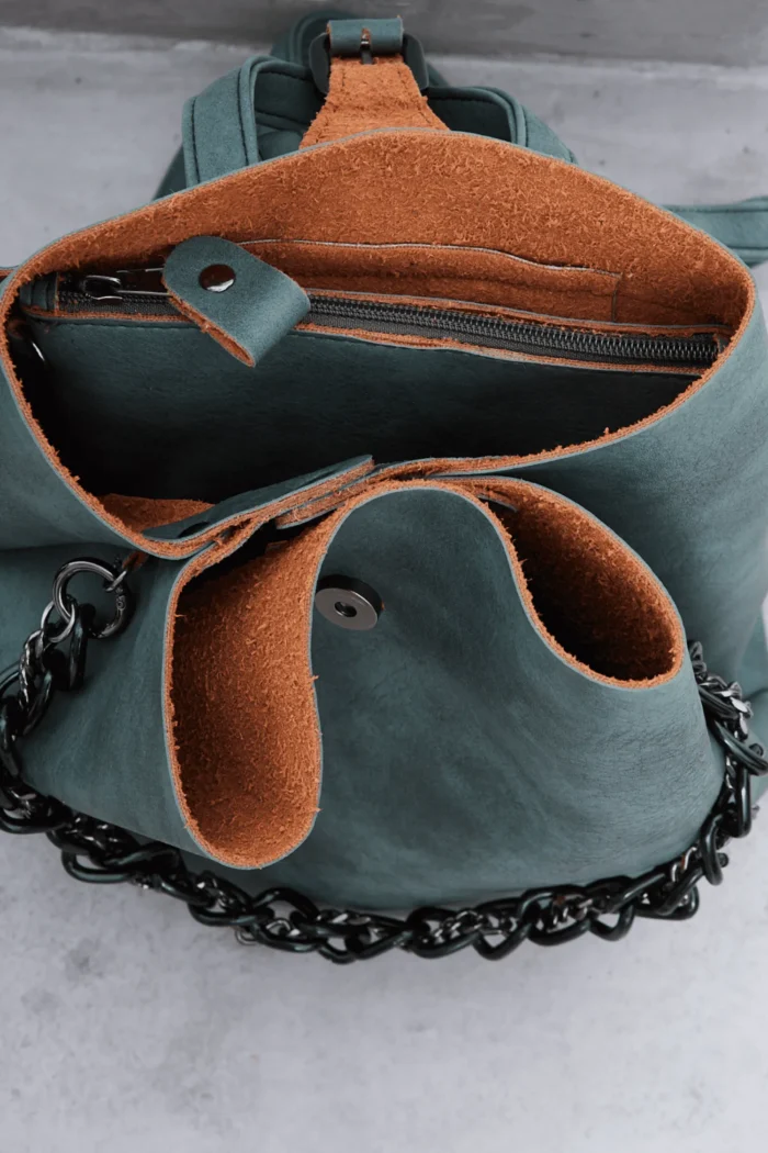 Retro Chain Backpack Γυναικείο Mint - Image 5