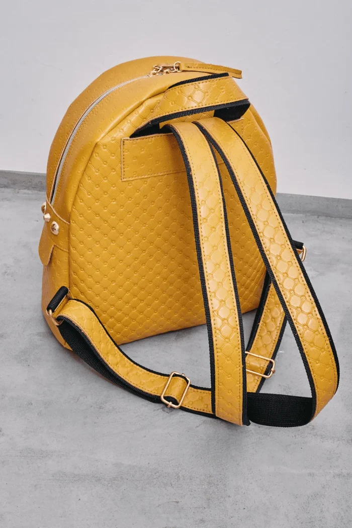 Retro Backpack Γυναικείο Κίτρινο Large - Image 4