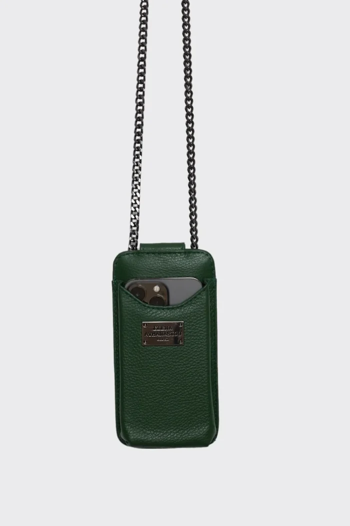 Chain Phone Bag Πράσινο - Image 2