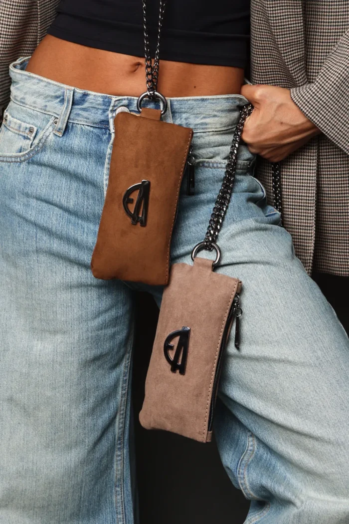 Chain Wallet Phone Bag Κονιάκ - Image 4