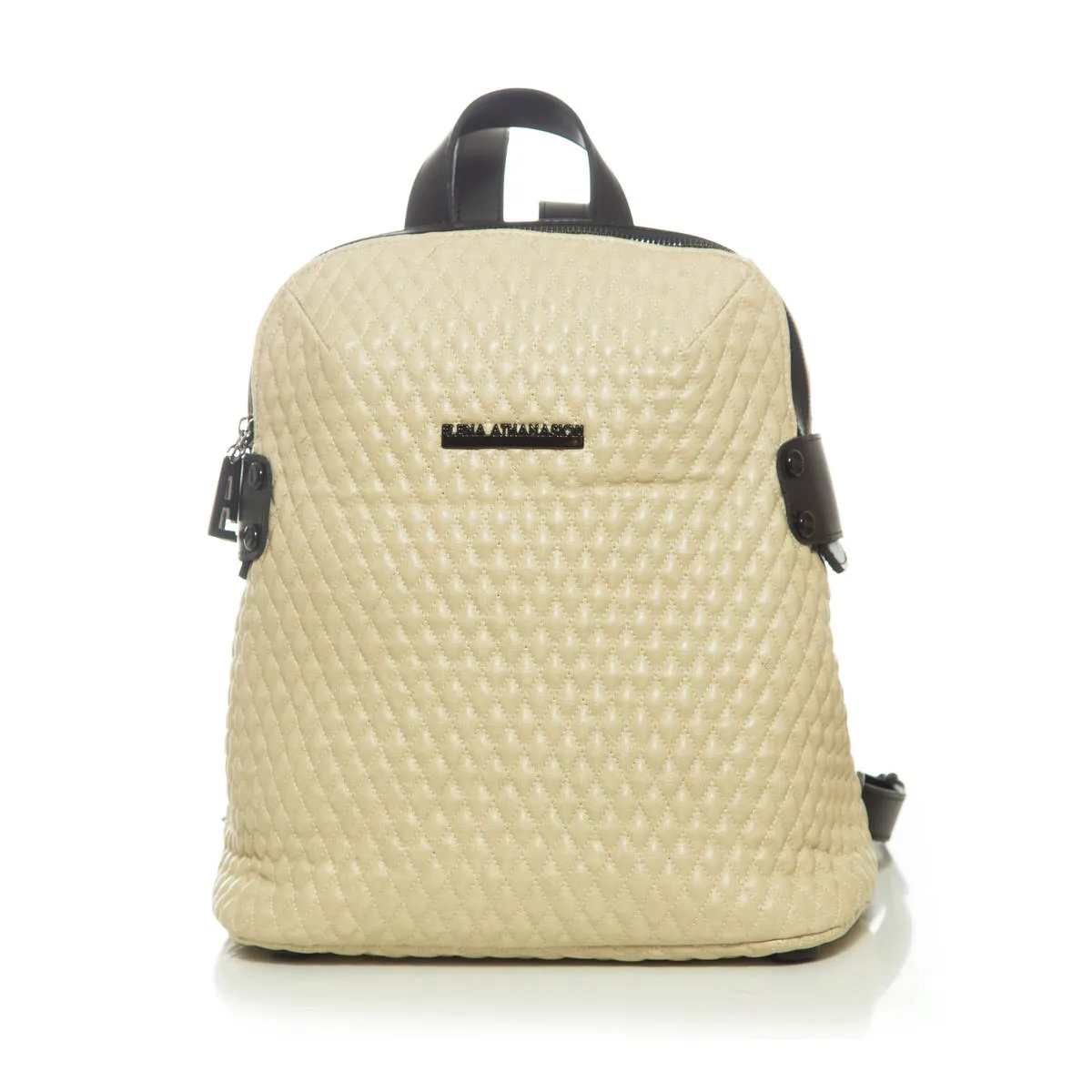 Biker Cap Backpack Γυναικείο Μπεζ - Image 1