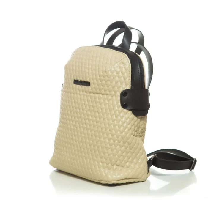 Biker Cap Backpack Γυναικείο Μπεζ - Image 2