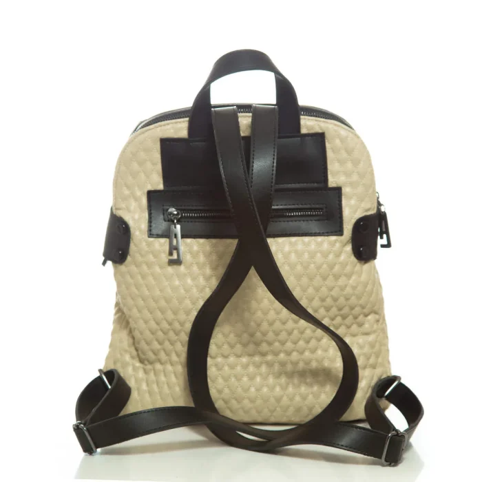 Biker Cap Backpack Γυναικείο Μπεζ - Image 3