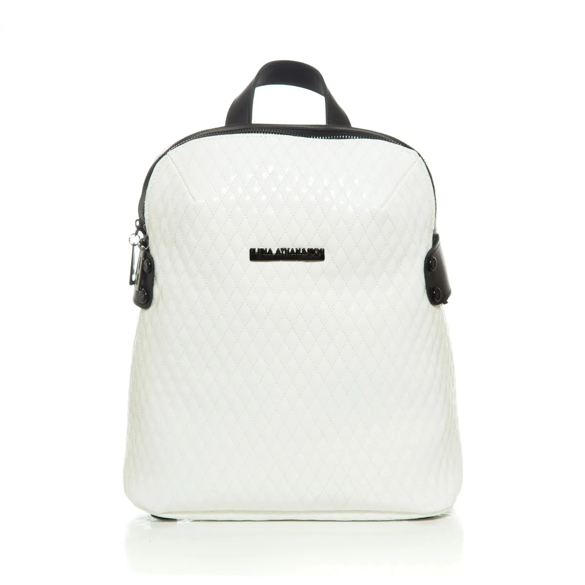 Biker Vinyl Backpack Γυναικείο Λευκό - Image 1