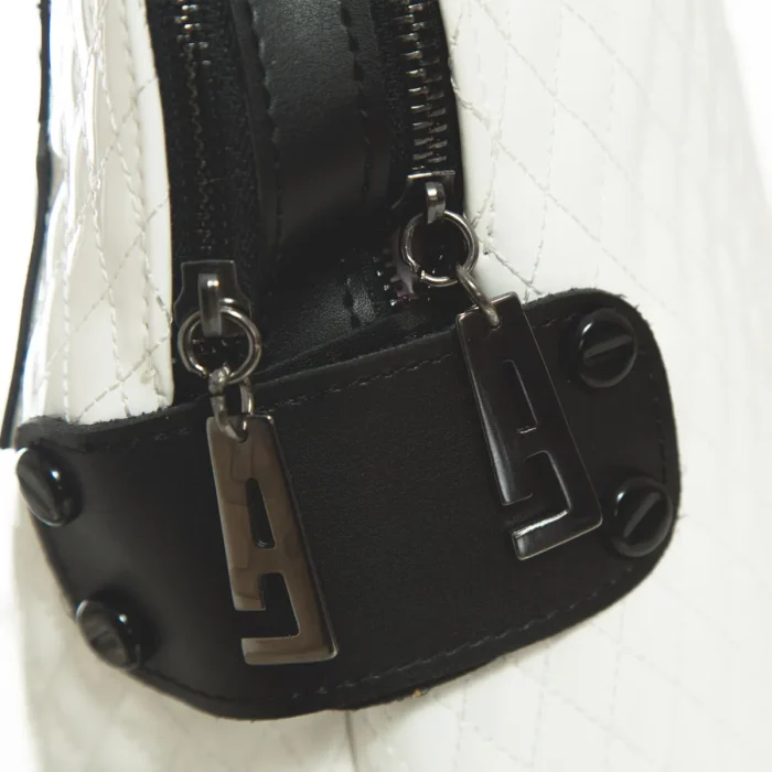 Biker Vinyl Backpack Γυναικείο Λευκό - Image 6