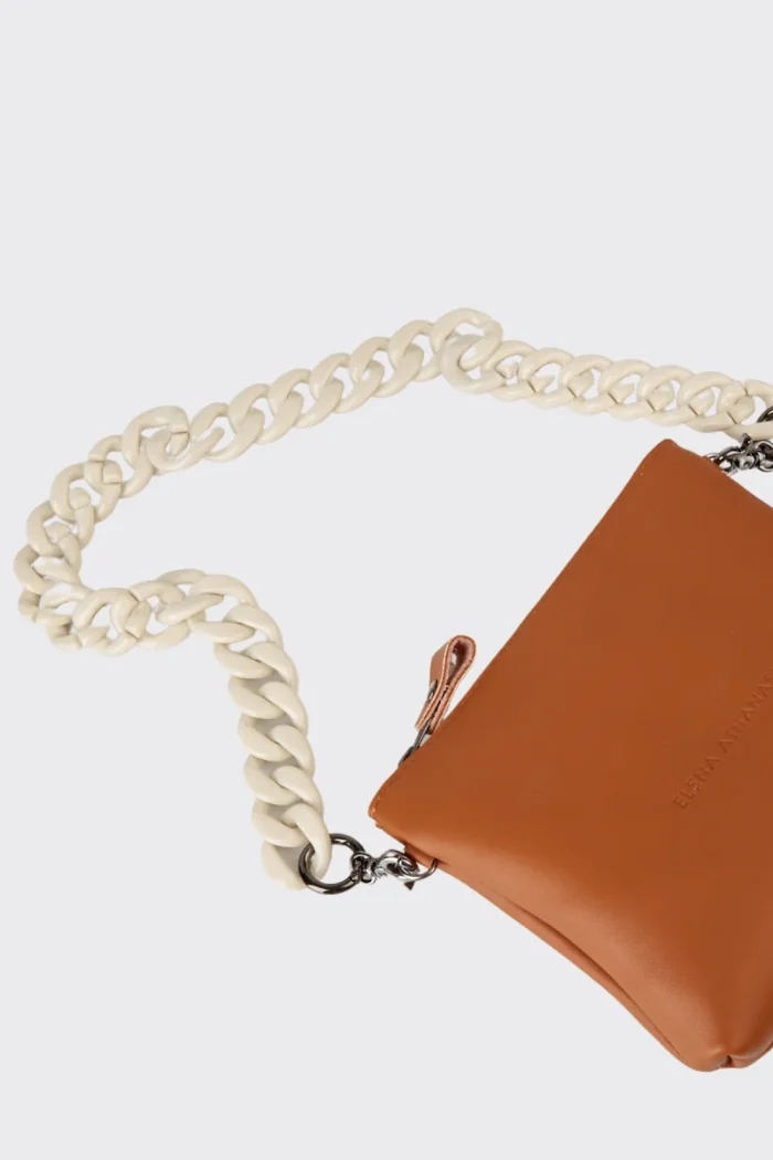 White Chain Backpack Γυναικείο Κονιακ - Image 3