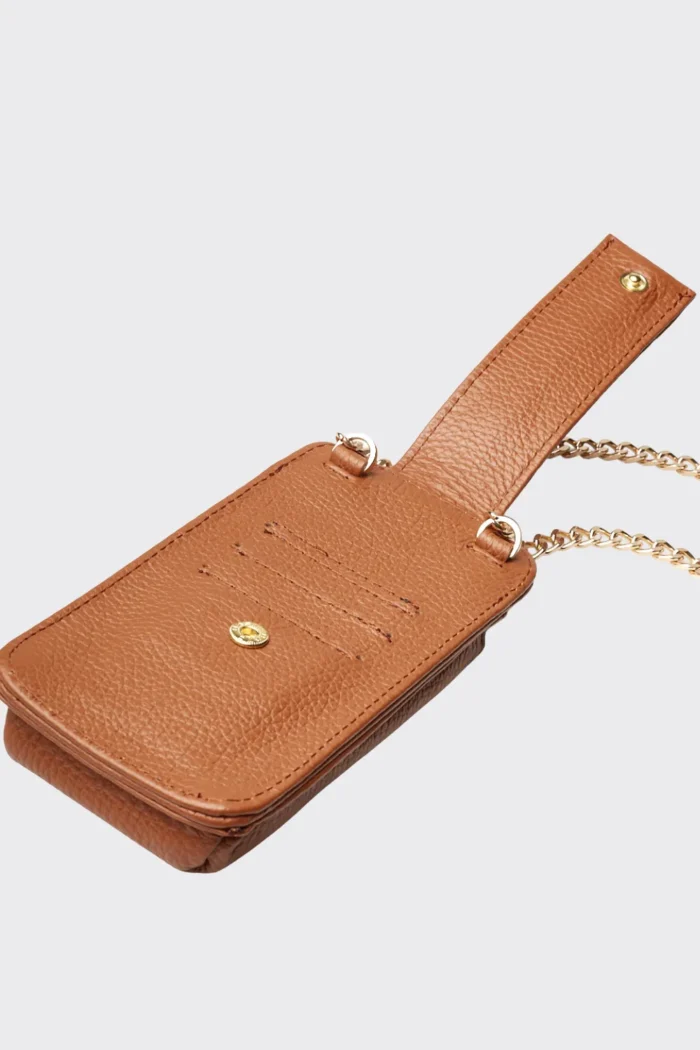 Chain Phone Bag Κονιάκ - Image 6