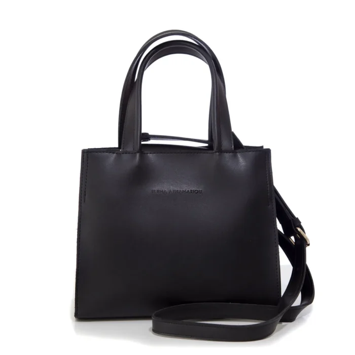 Purity Τσάντα Χιαστι Μαυρη - Image 3