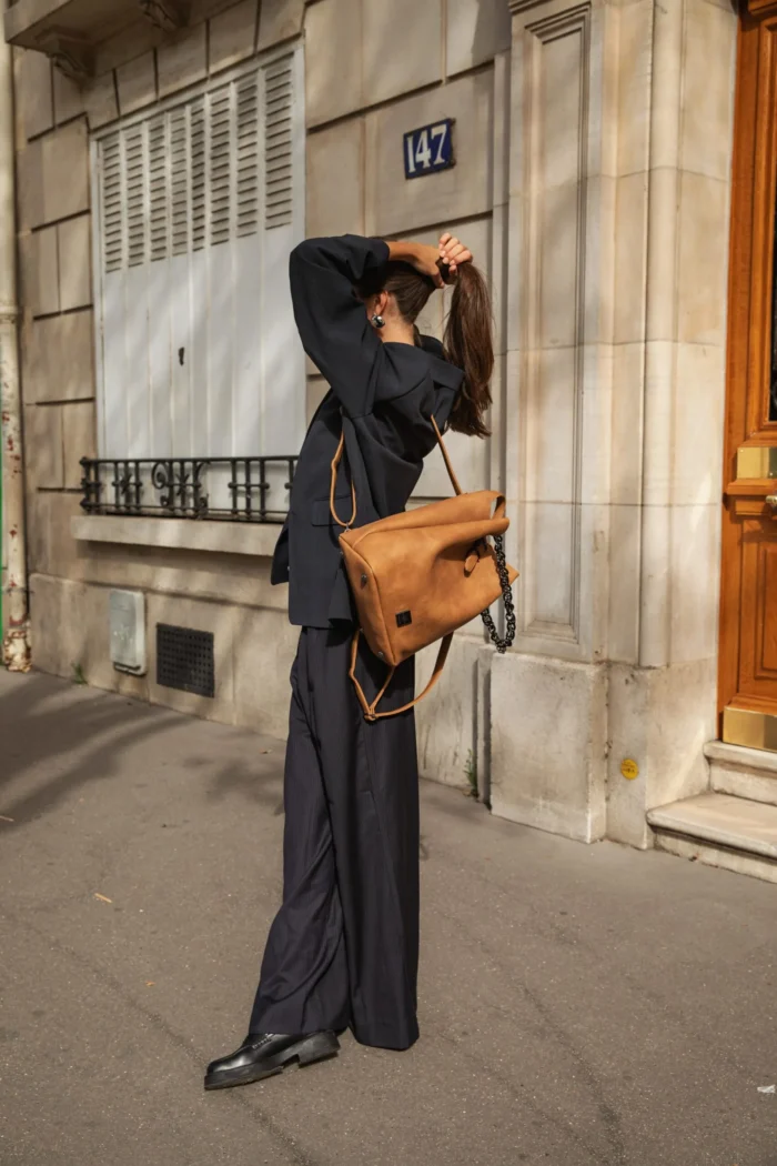 Retro Chain Backpack Γυναικείο Κονιάκ - Image 7