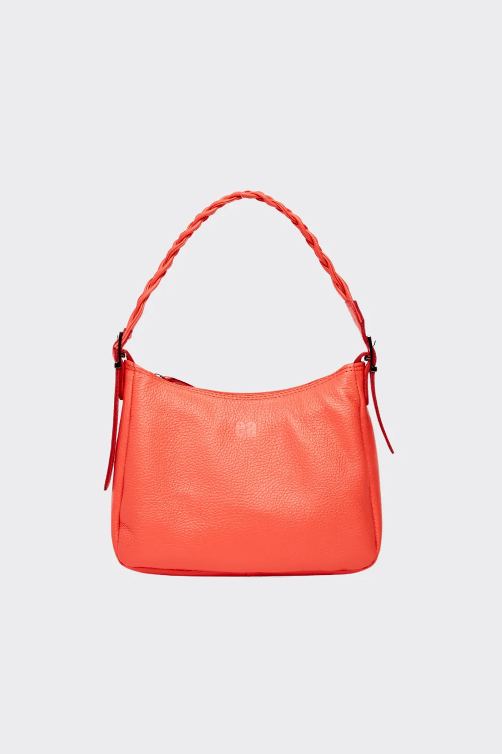 Braid Strap Baguette Bag Πορτοκαλι Small