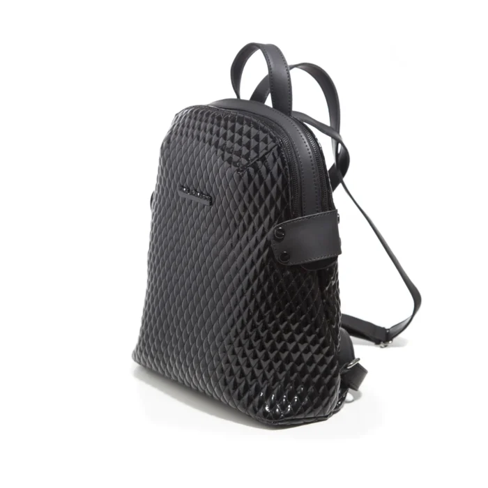 Biker Vinyl Backpack Γυναικείο Μαυρη - Image 2