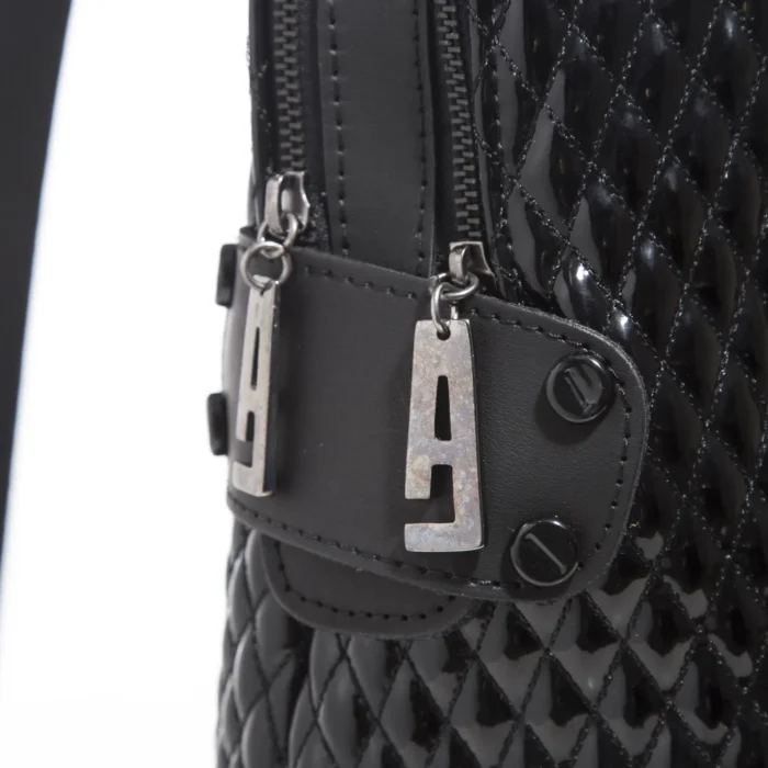 Biker Vinyl Backpack Γυναικείο Μαυρη - Image 5