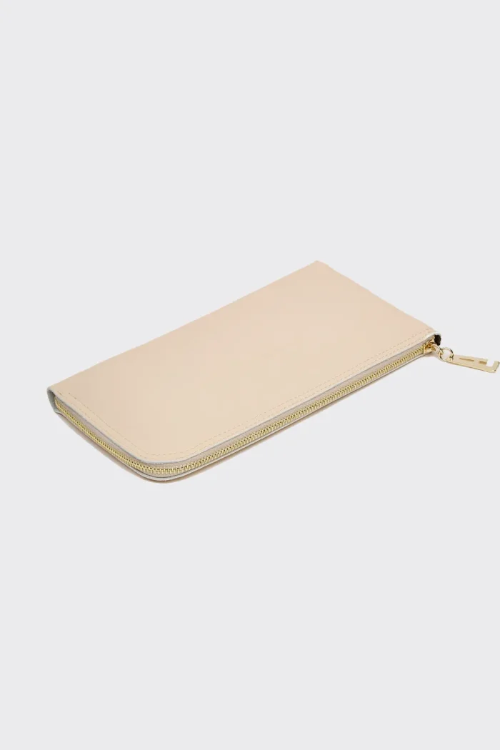Πορτοφόλι Clutch Bag Μπεζ Large - Image 2