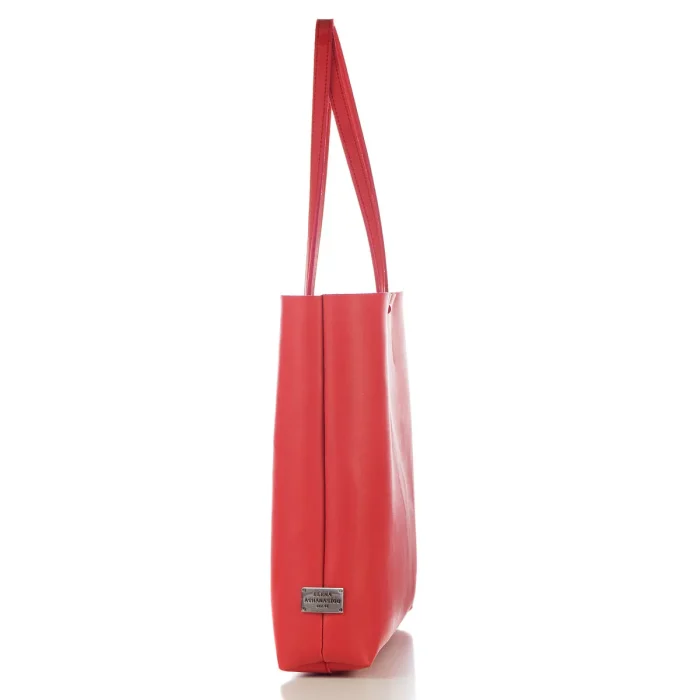Slim Short Tote & Shopper Bag Κοκκινη - Image 5