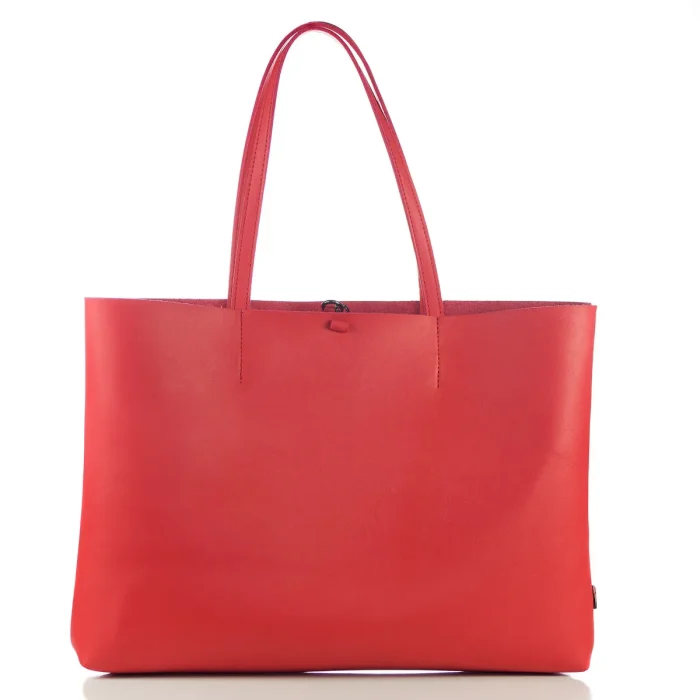 Slim Short Tote & Shopper Bag Κοκκινη - Image 4