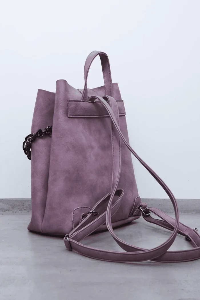 Retro Chain Backpack Γυναικείο Ροζ - Image 5