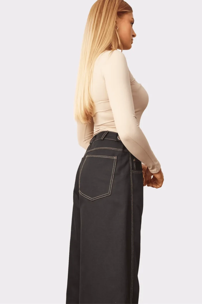 Pauline Pants Apparel Μαύρο - Image 3