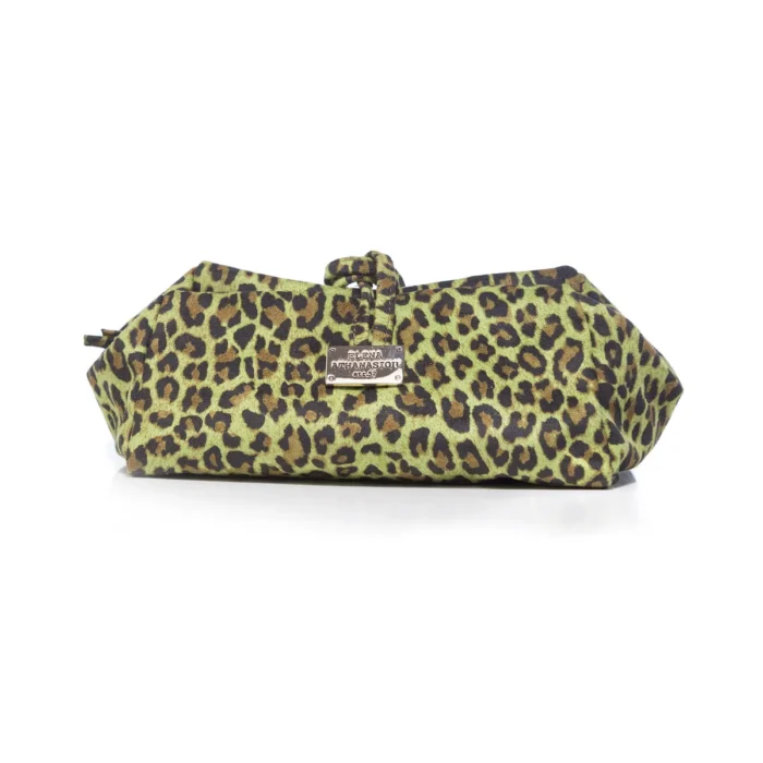 Lunchbag Suede Τσάντα Εξοδου Animal Print Μπλε Large - Image 2