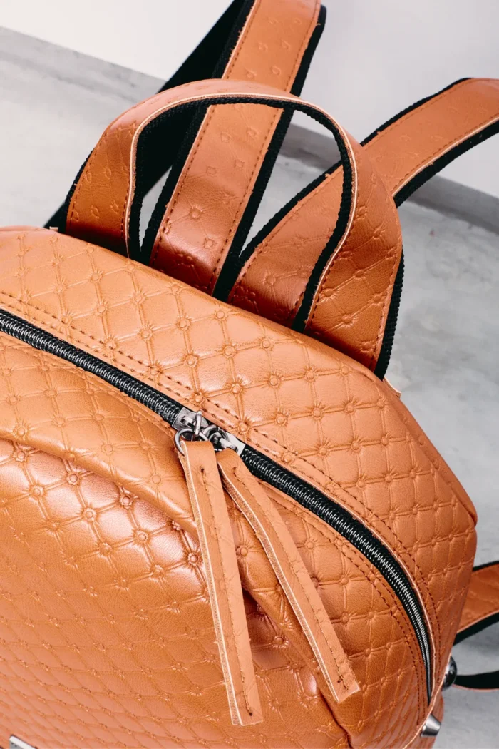 Retro Backpack Γυναικείο Κονιάκ Large - Image 6