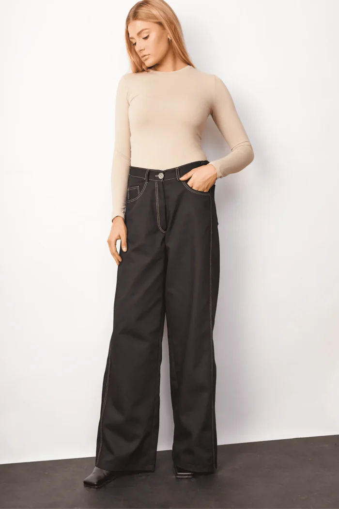 Pauline Pants Apparel Μαύρο - Image 5