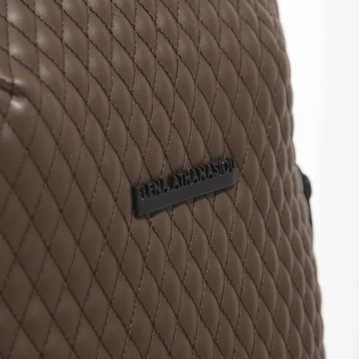 Biker Cap Backpack Γυναικείο Καφέ - Image 4