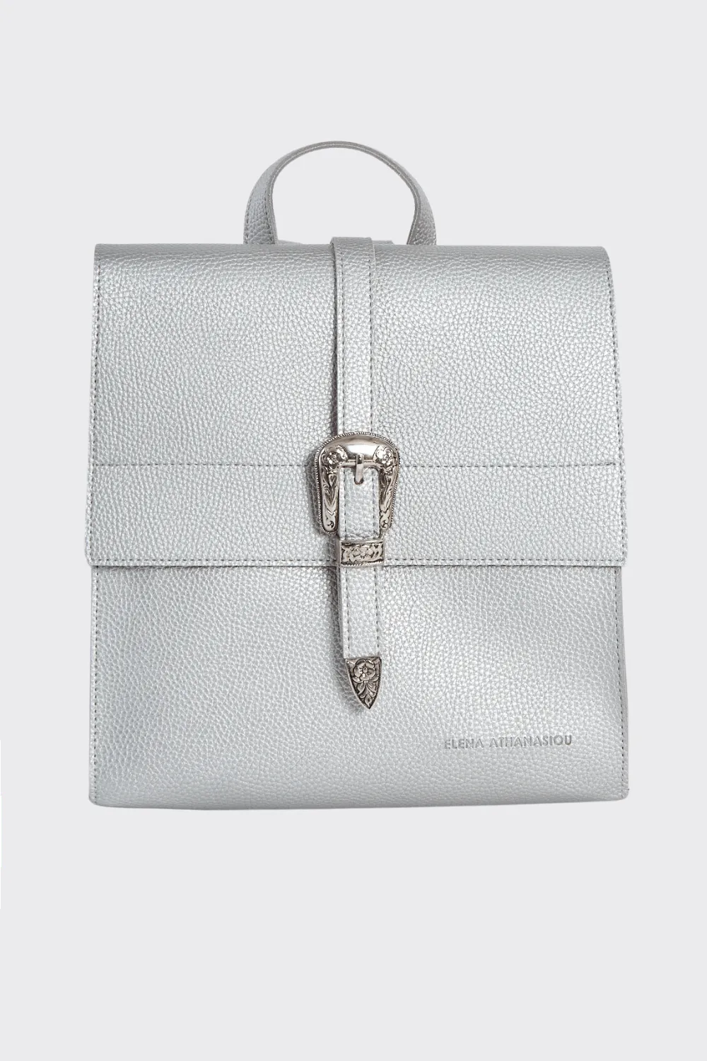 Belt Up Backpack Γυναικείο Ασημί - Image 1