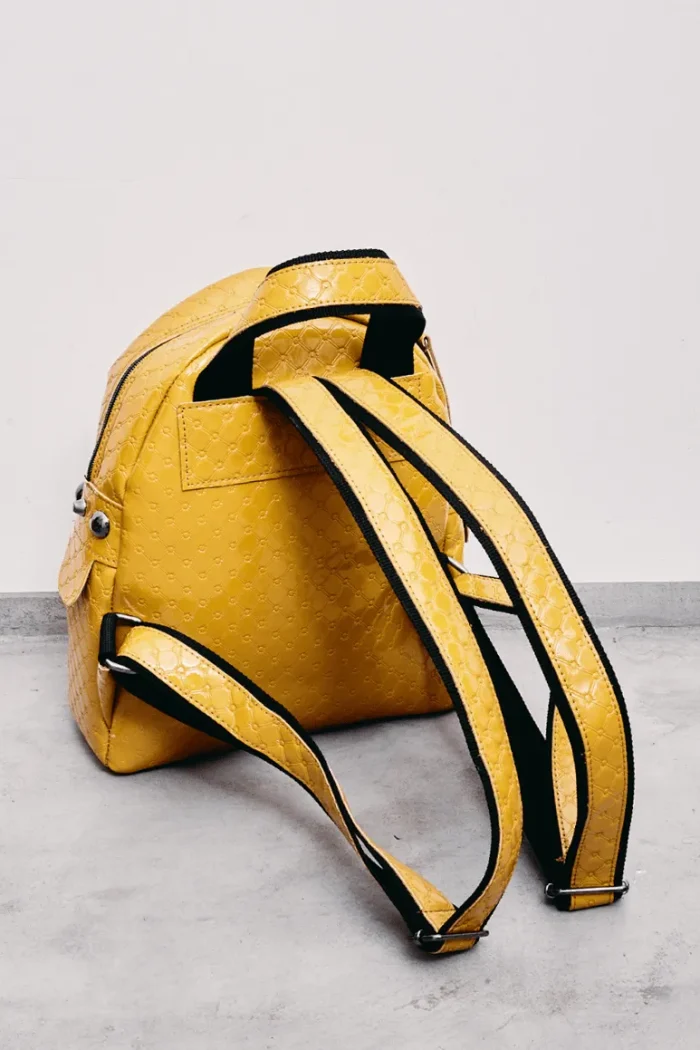 Retro Backpack Γυναικείο Κίτρινο Small - Image 8