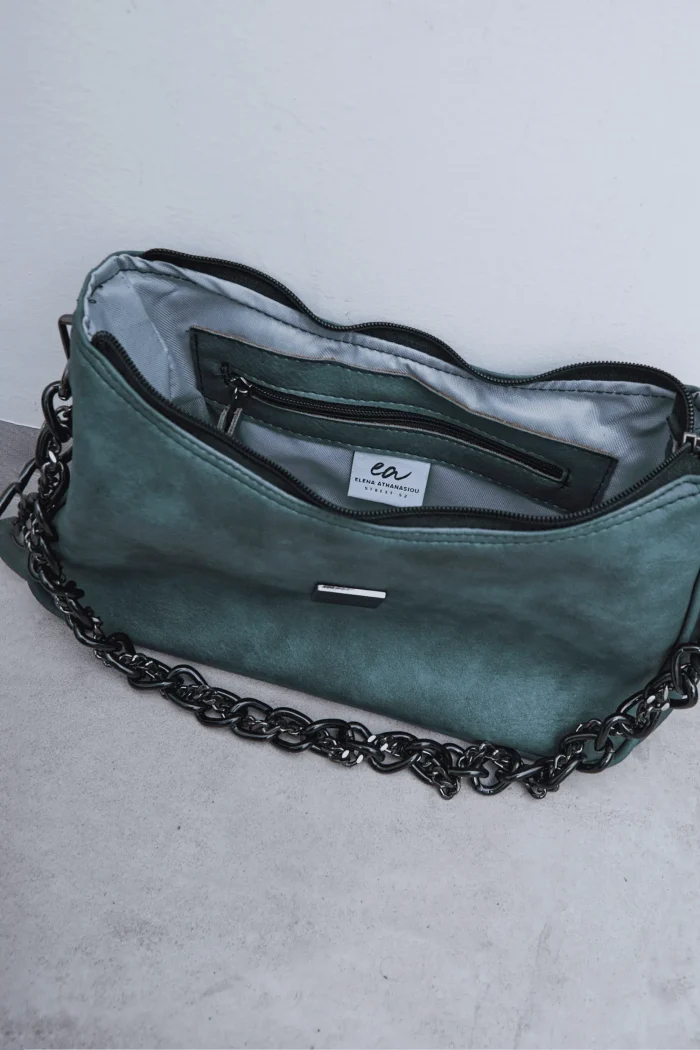 Retro Chain Baguette Bag Mint - Image 3