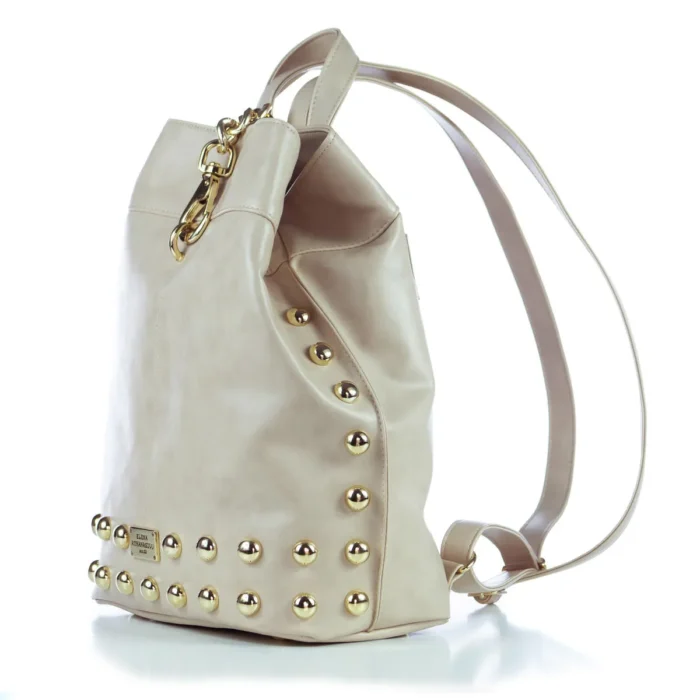 Black N’ Metal Backpack Γυναικείο Μπεζ - Image 2