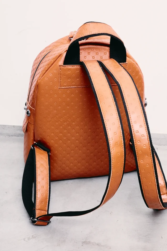 Retro Backpack Γυναικείο Κονιάκ Large - Image 8