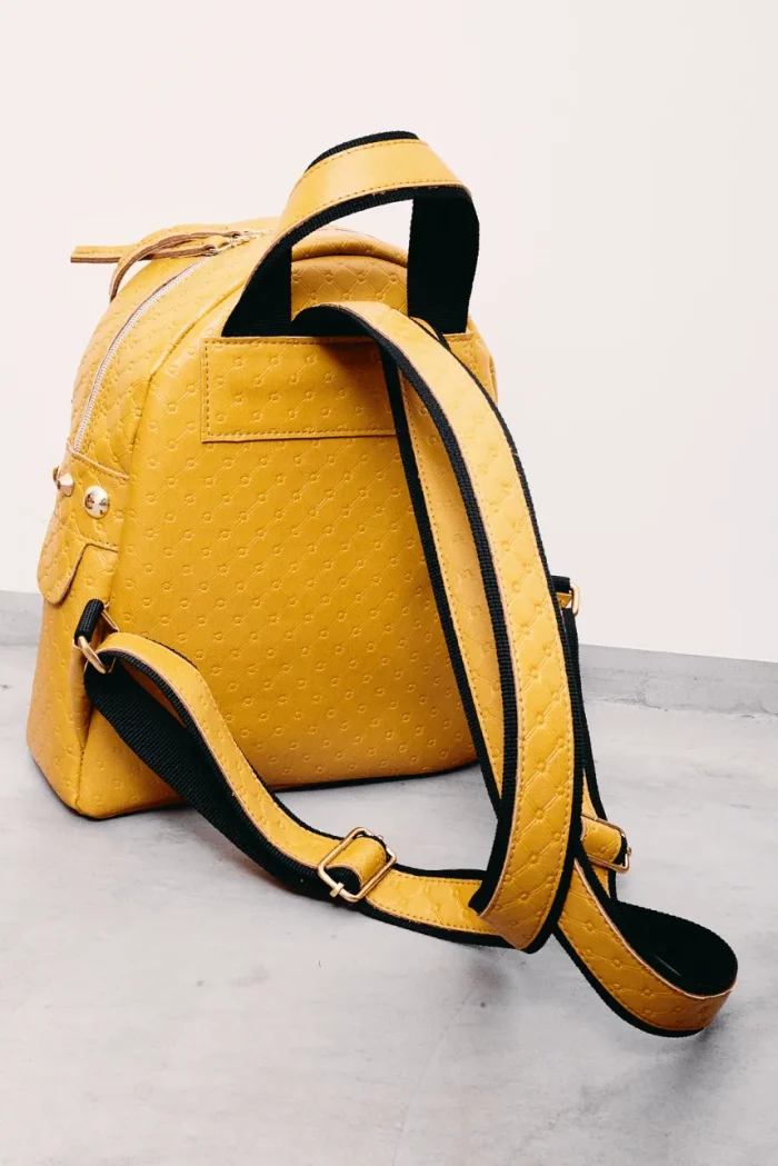 Retro Backpack Γυναικείο Κίτρινο Small - Image 7