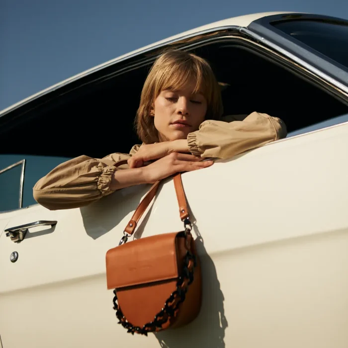 Moon Τσάντα Χιαστι Κονιακ - Image 3