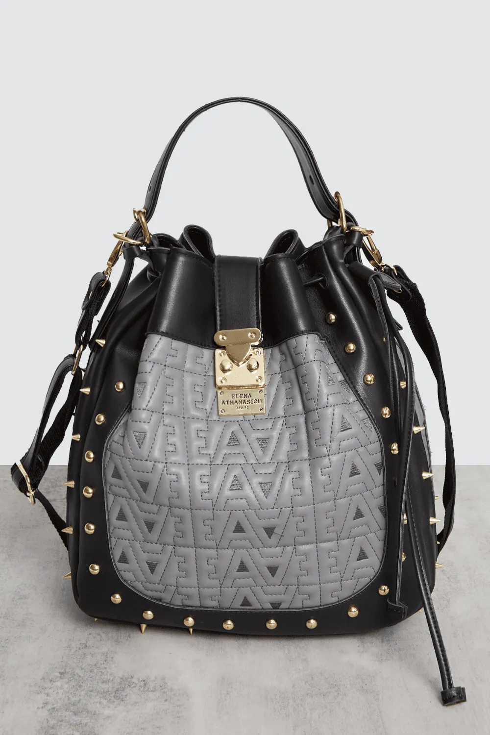 Rebel Logo Pouch Bag Γκρί - Image 1