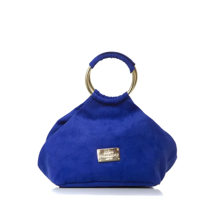 Bracelet Suede Τσάντα Εξοδου Μπλε - Image 2