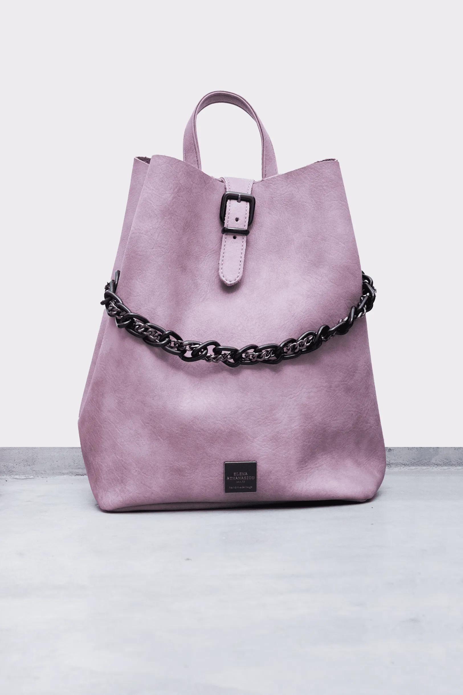 Retro Chain Backpack Γυναικείο Ροζ - Image 1