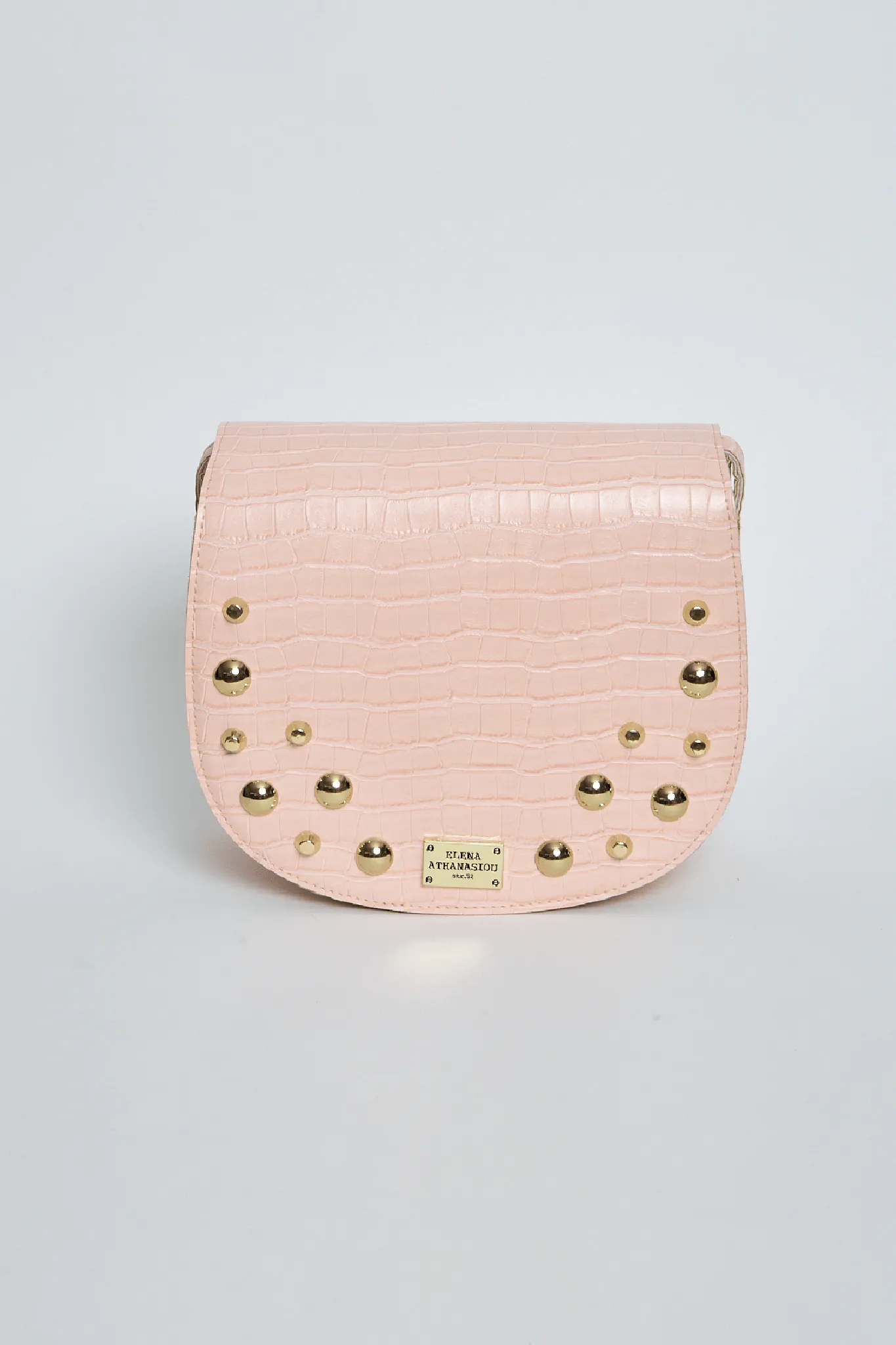 Croco Τσάντα Χιαστι Ροζ Xl - Image 1