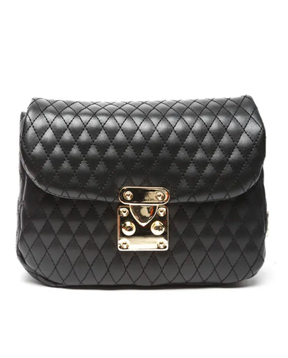 Belt Bag Τσάντα Εξοδου Μαυρη-Χρυσό