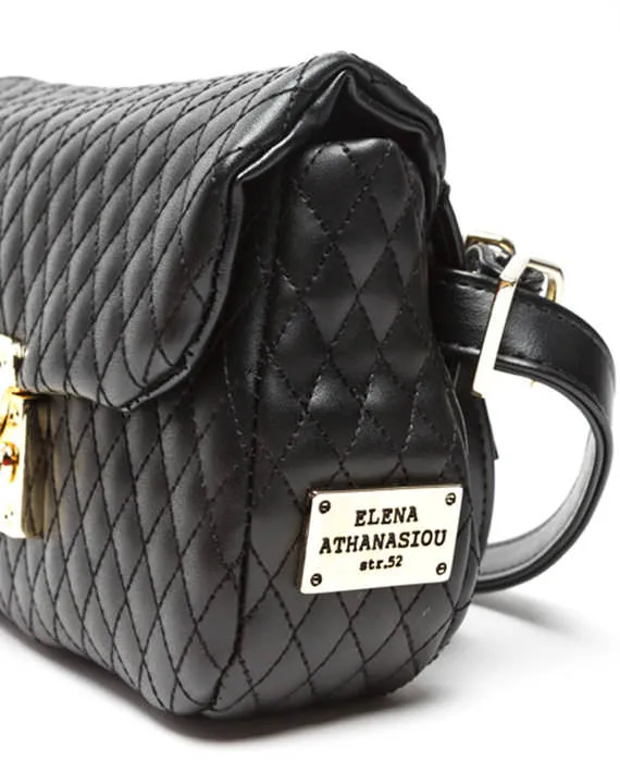 Belt Bag Τσάντα Εξοδου Μαυρη-Χρυσό - Image 3
