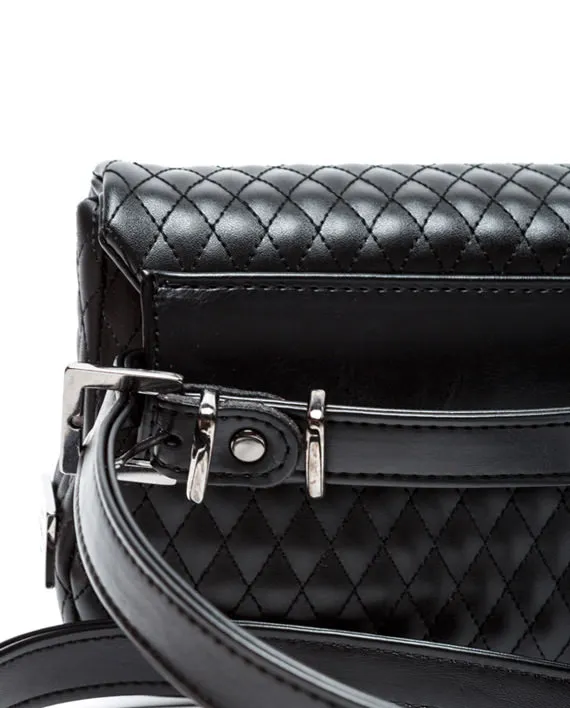 Belt Bag Τσάντα Εξοδου Μαυρη- Χρυσό - Image 4