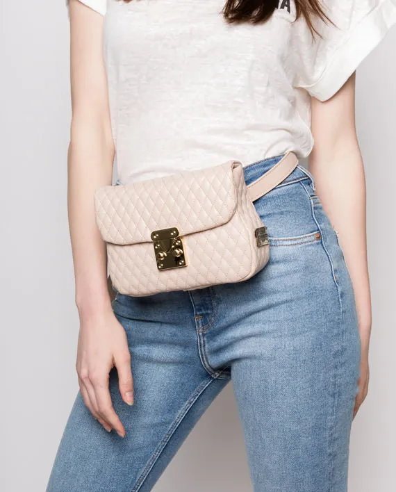 Belt Bag Τσάντα Εξοδου Μπεζ - Image 2