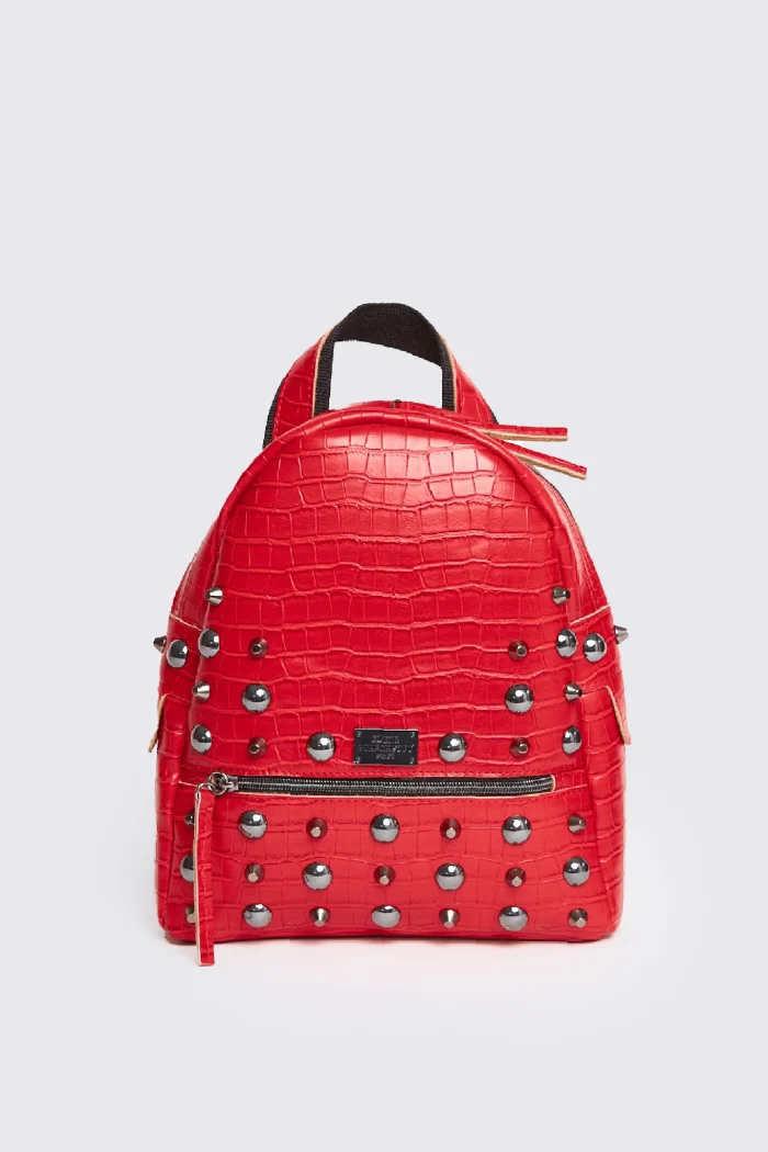 Croco Backpack Γυναικείο Κόκκινο Small - Image 2