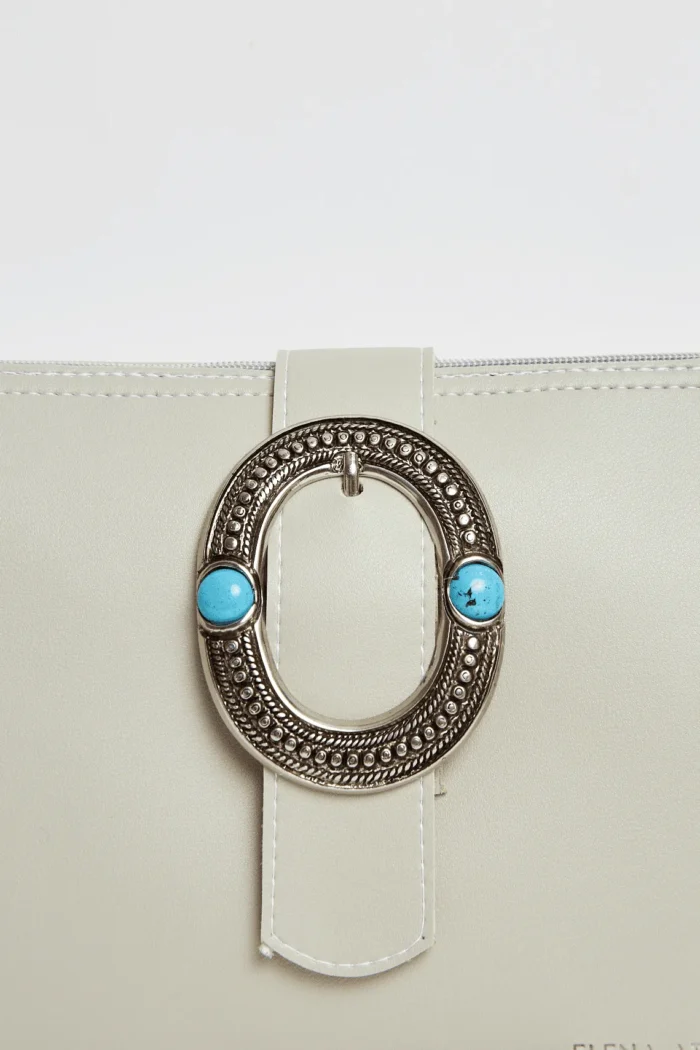 Island Clutch Bag Γκρι - Image 3