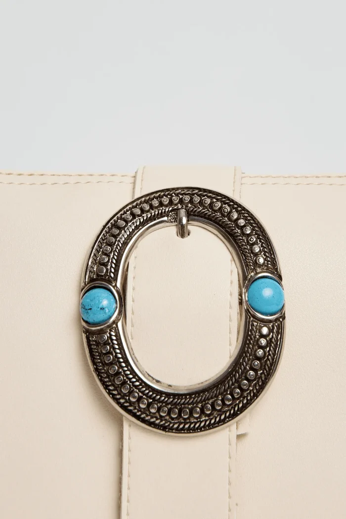 Island Clutch Bag Μπεζ - Image 3