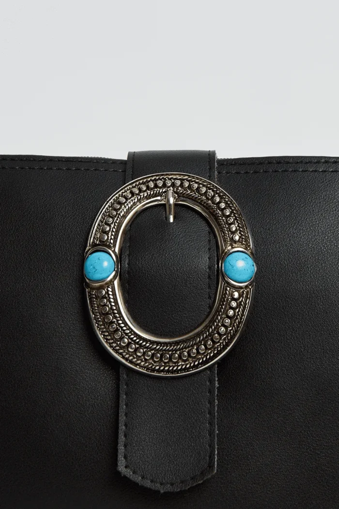 Island Clutch Bag Μαύρη - Image 3